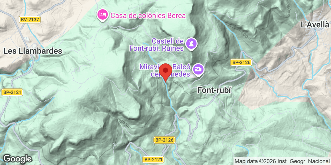 Location map of PASTOR, COVA DEL