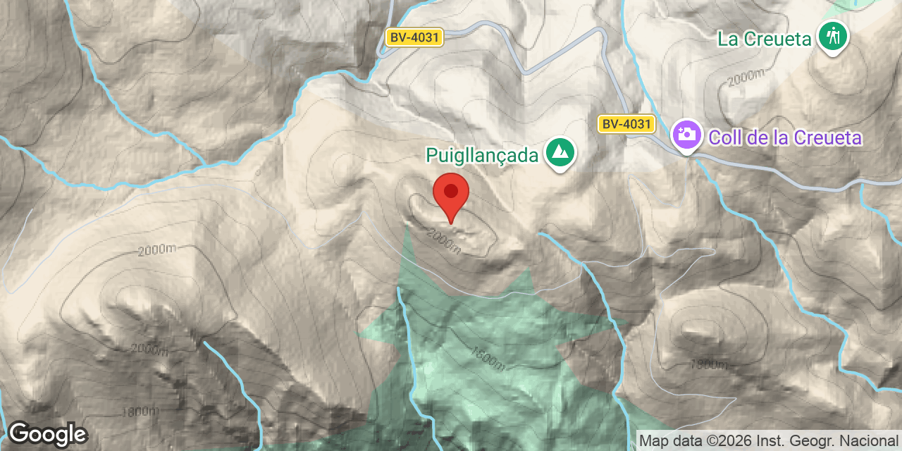 Mapa de situació de TARTER, FORAT GRAN DEL