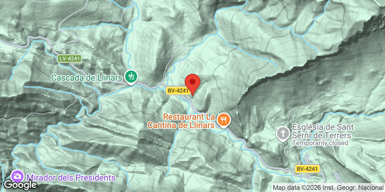 Mapa de situació de TAVERNA, RESSURGÈNCIA DE LA