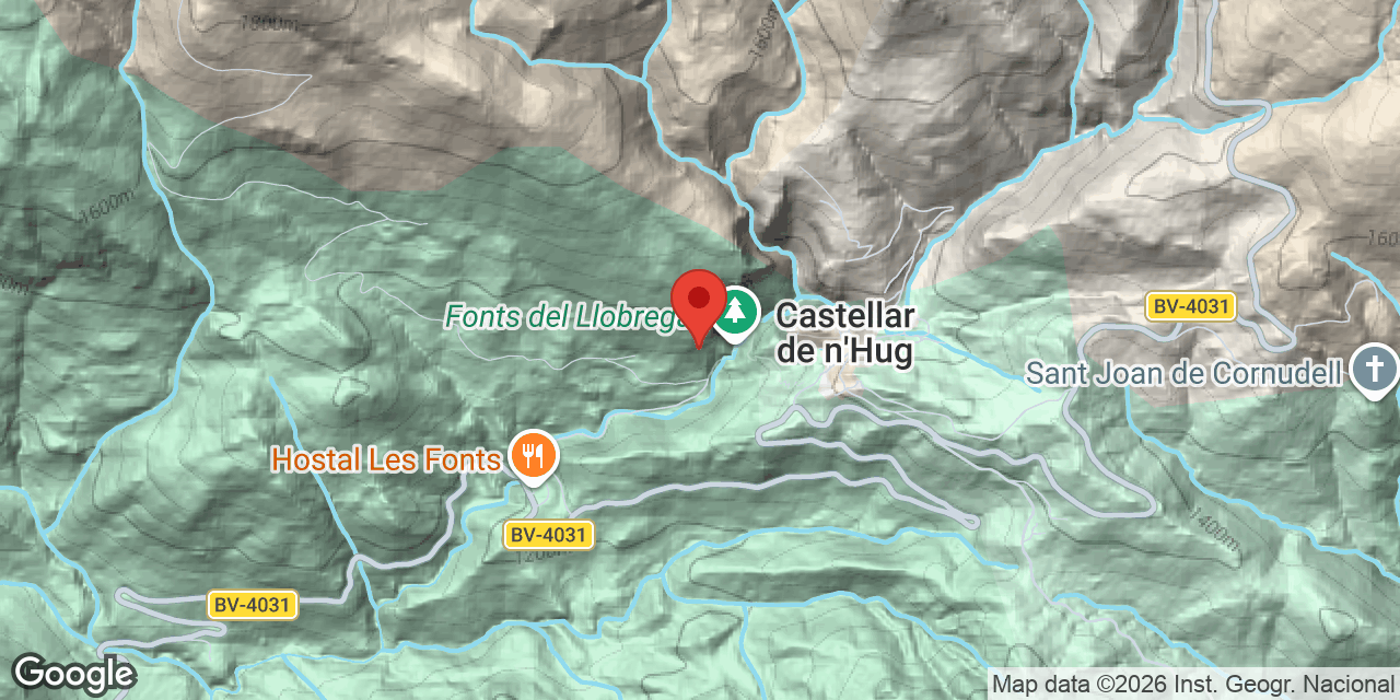 Location map of SALT DEL LLOP, COVA DEL