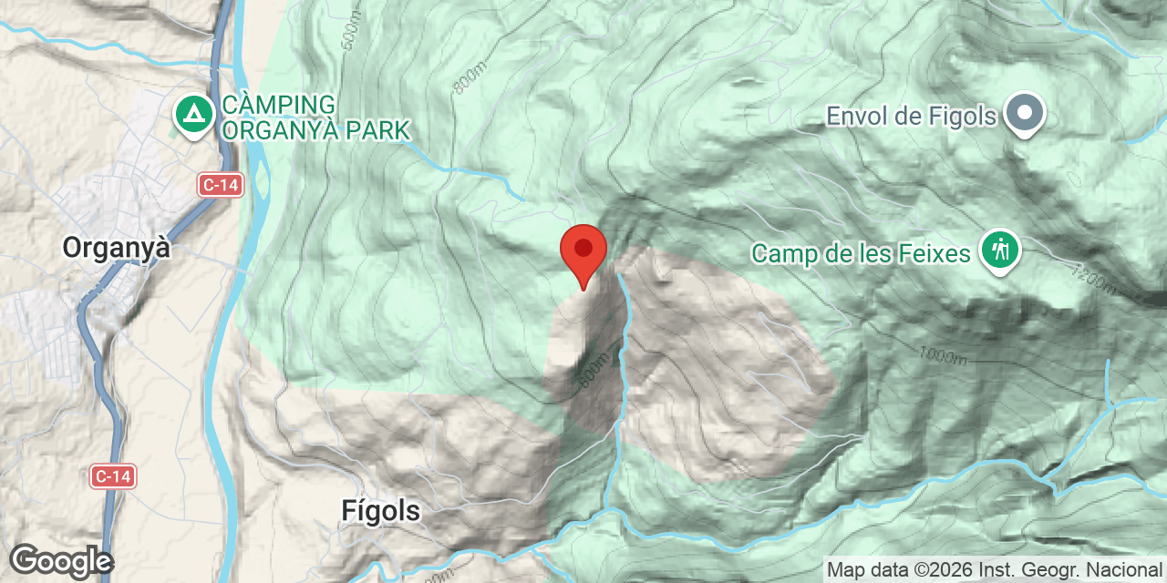 Mapa de situación de CASES NOVES, FORAT DE LES