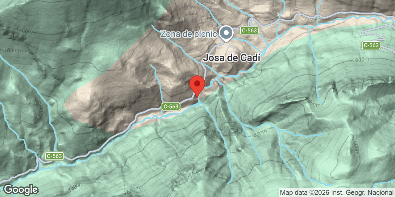 Location map of MOLÍ, BAUMES DEL