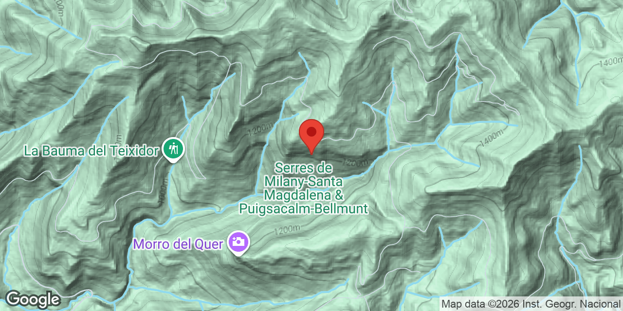 Mapa de situació de FUMADA, BAUMA DE LA