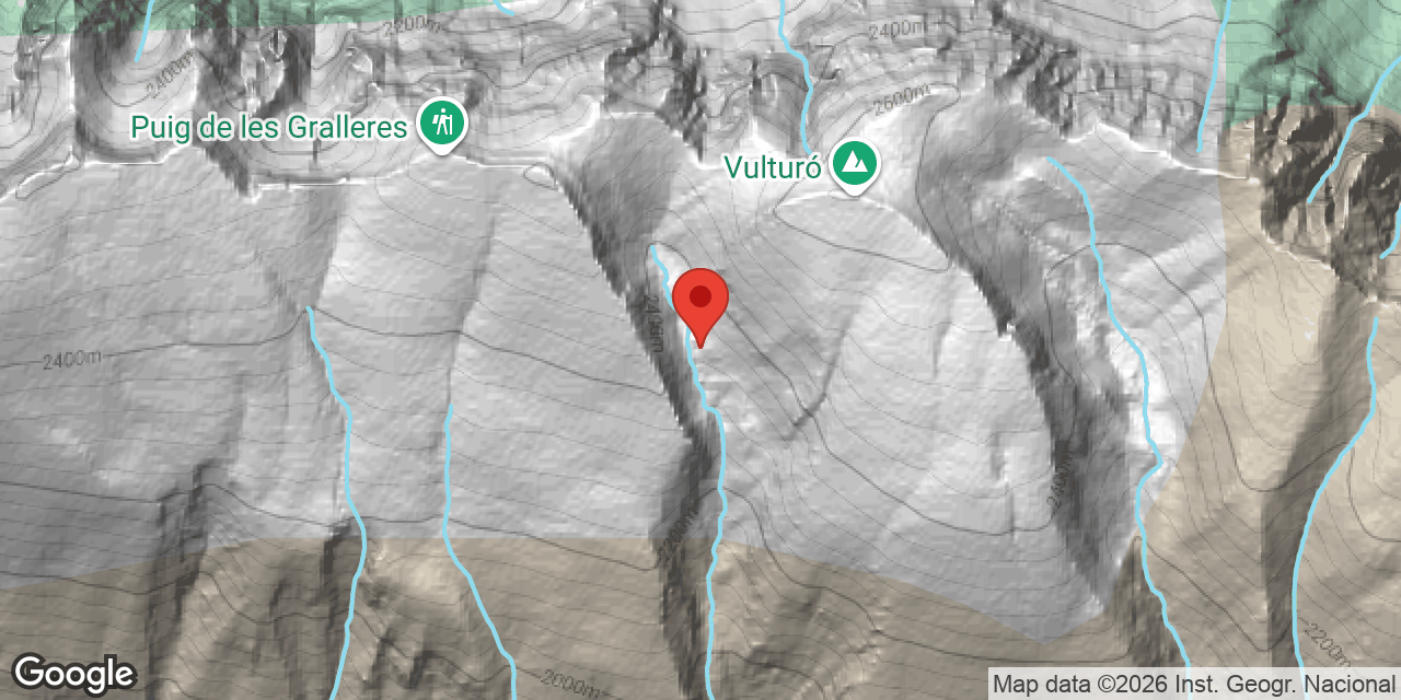 Location map of BRUIXA DE LA CANAL BARIDANA, FORAT DE LA