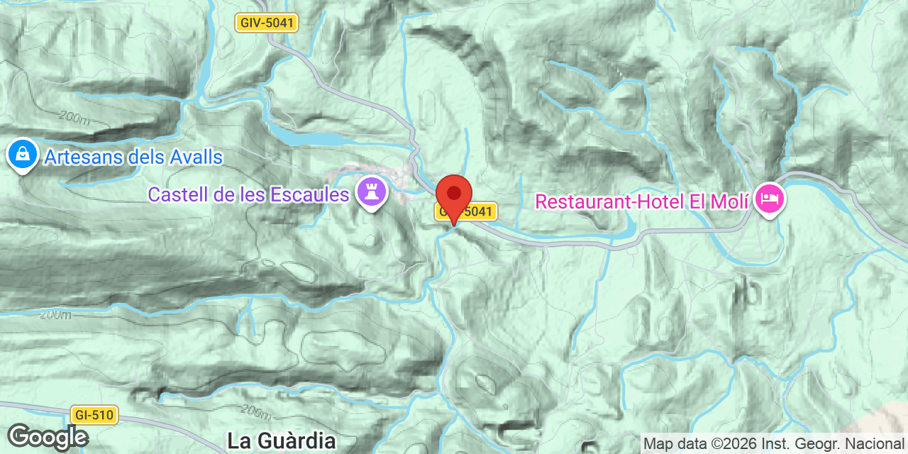 Mapa de situació de CAULA, COVA DE LA