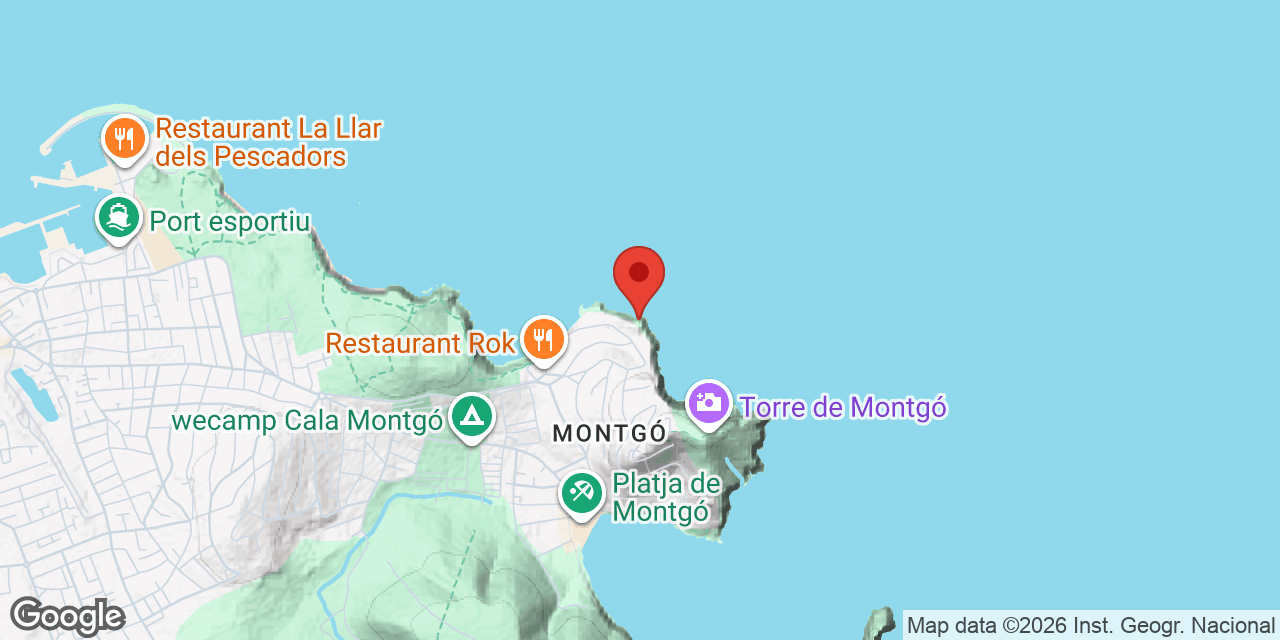 Mapa de situación de PUNTA GROSSA, COVA DE LA