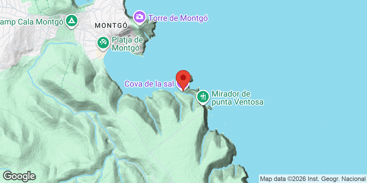 Mapa de situació de SAL, COVA DE LA
