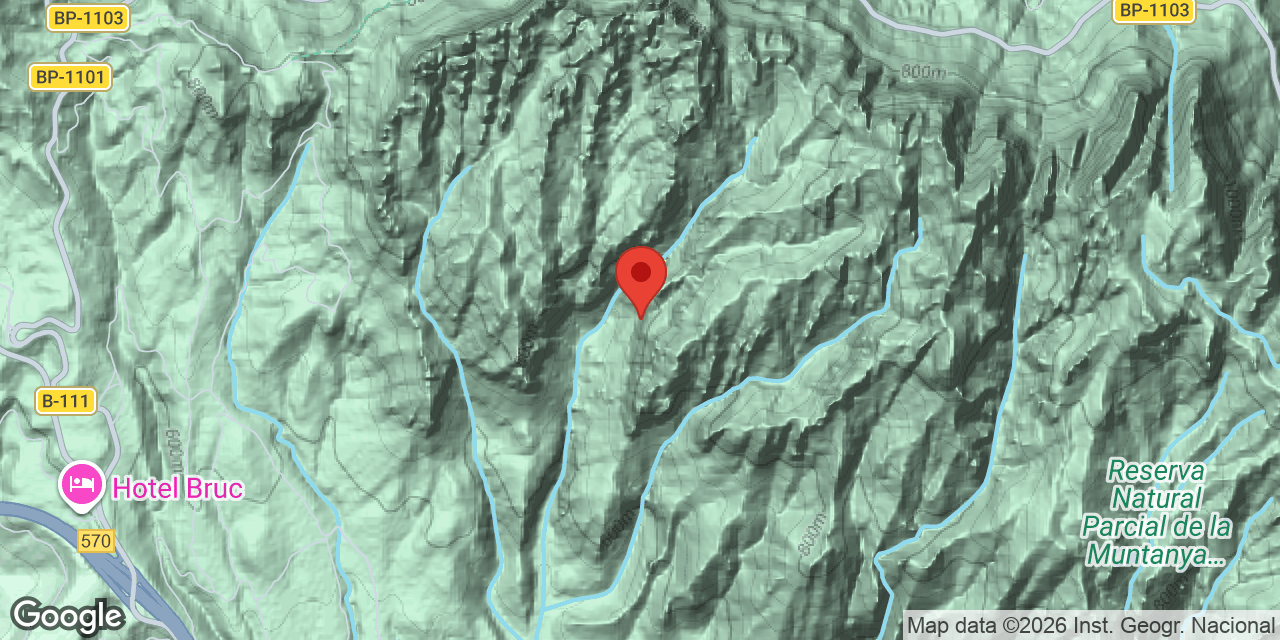 Mapa de situación de ARCADA, COVA DE L'