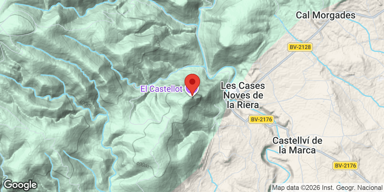 Mapa de situació de CASTELLOT, COVA DEL