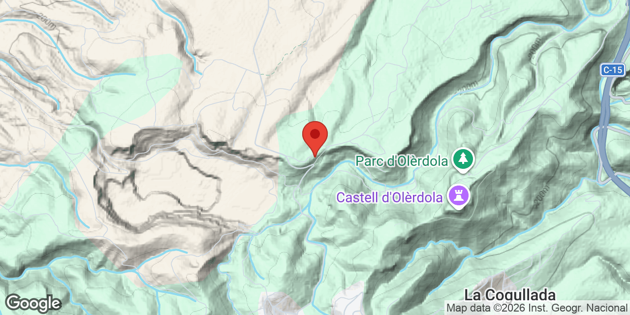 Mapa de situación de CAN CASTELLVÍ, AVENC DE
