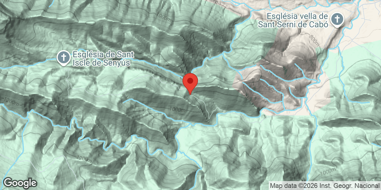 Mapa de situació de COÇA, AVENC DE LA