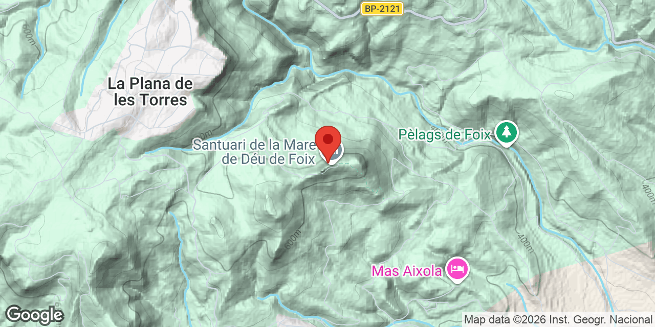 Mapa de situación de CINGLE DE FOIX, COVA DEL