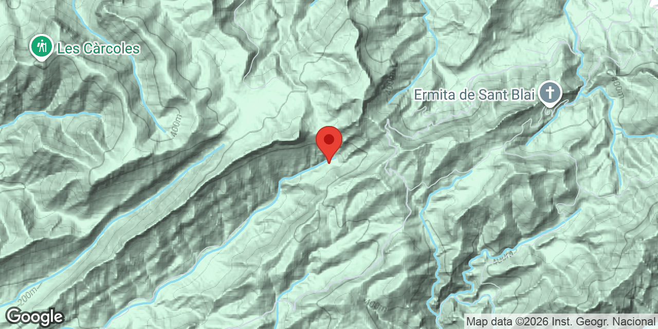 Mapa de situació de PENA-ROJA, AVENC