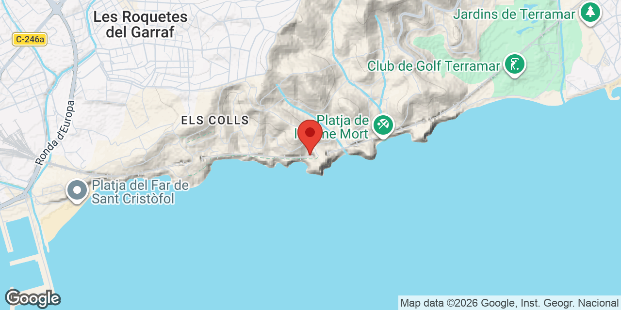 Mapa de situació de PUNTA GROSSA, COVA DE LA