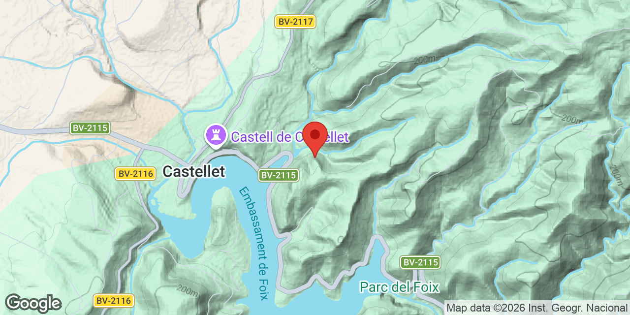 Mapa de situació de CABRA, COVA Nº2 DEL