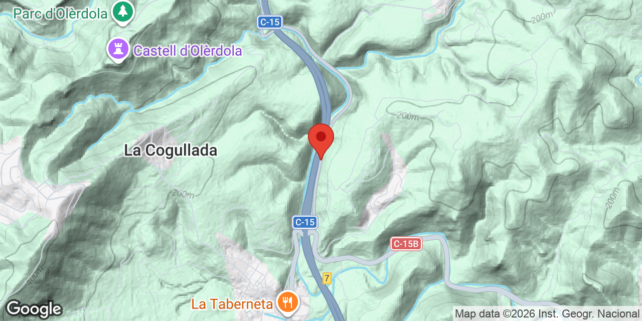 Mapa de situación de ARAGONITS, AVENC DELS
