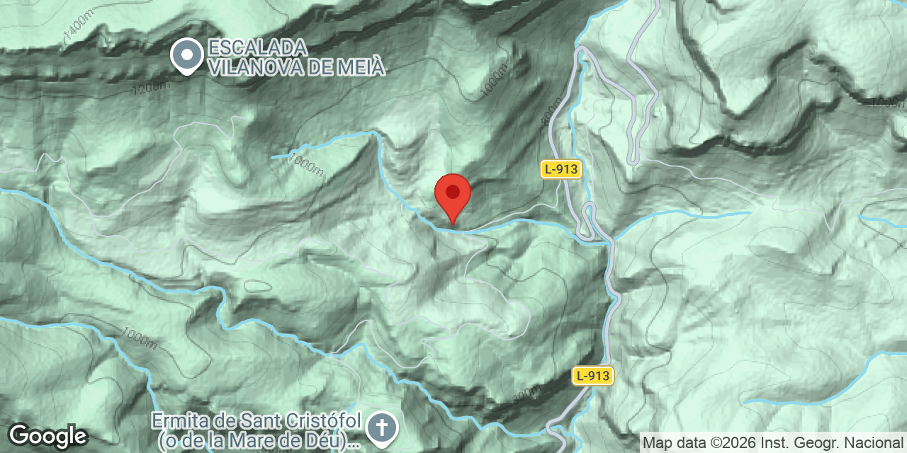 Mapa de situació de BARRANC DE PAÙS, ESQUERDA DEL
