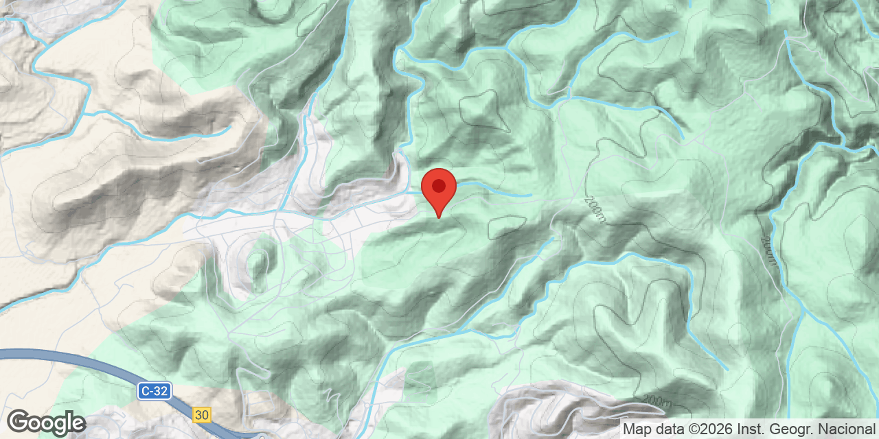 Mapa de situación de MAS DE MOSSÈN ALBA, AVENC DEL