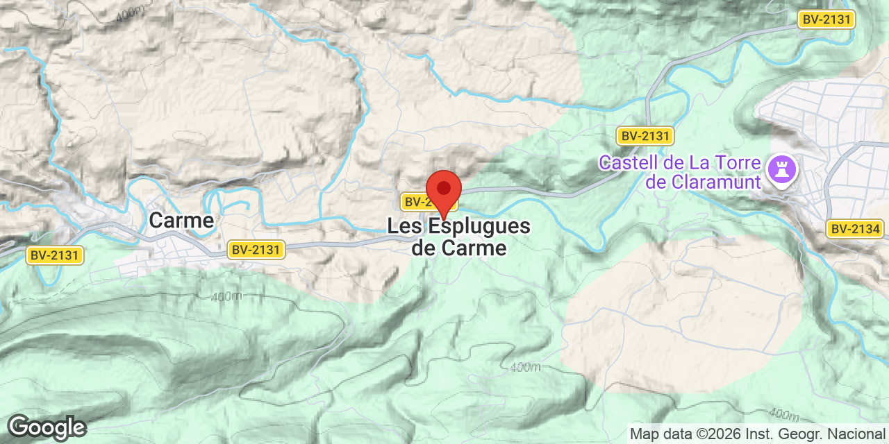 Carte de situation de TEMPLE, COVA DEL