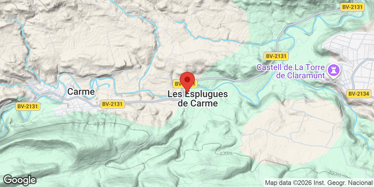 Location map of FORATS, COVA DELS