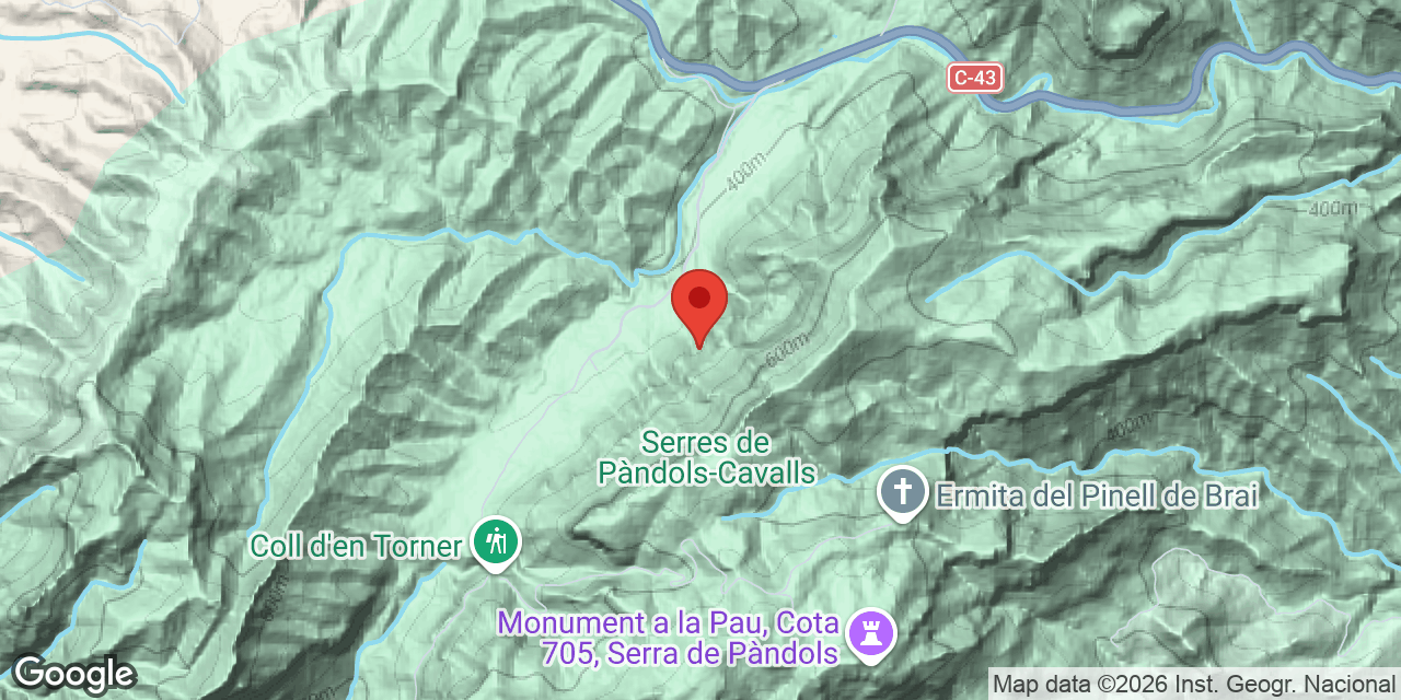 Mapa de situación de CARXANO, AVENC DE
