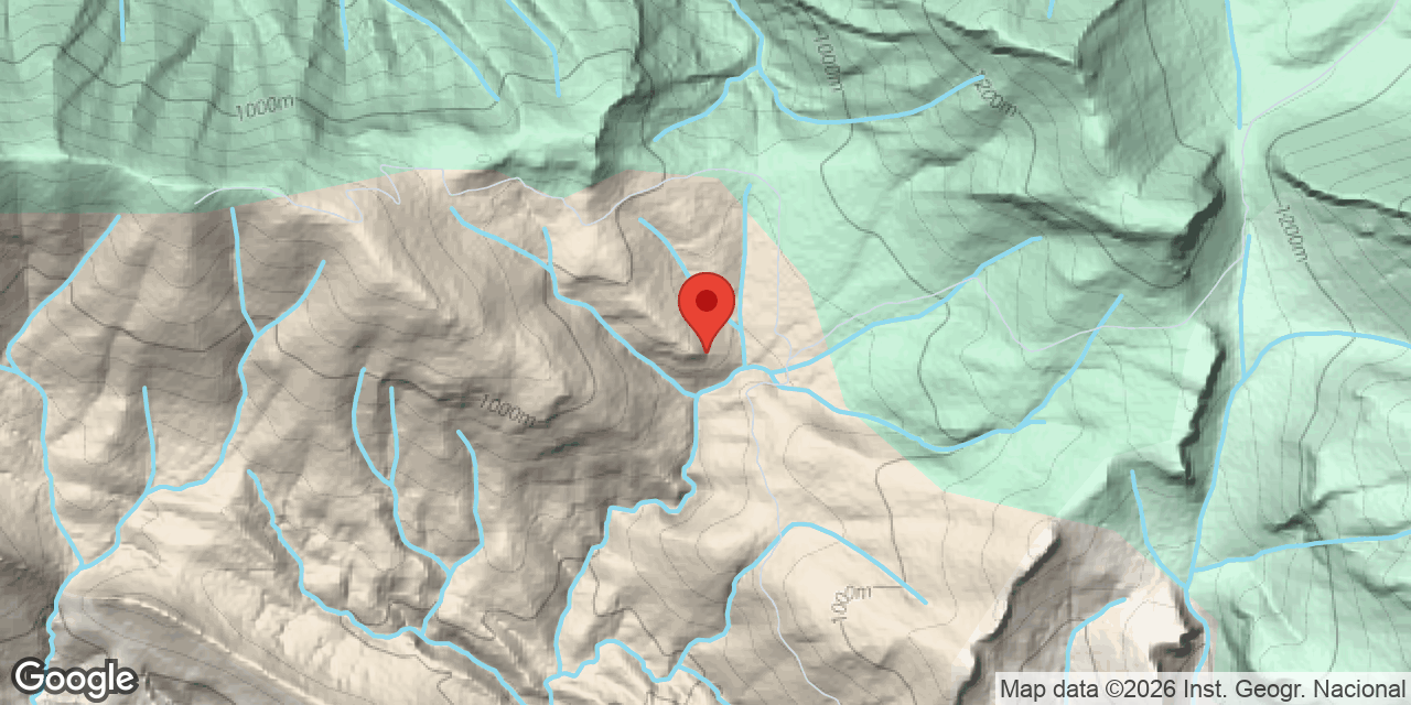 Mapa de situació de EGÜES, ESPLUGA DE LES