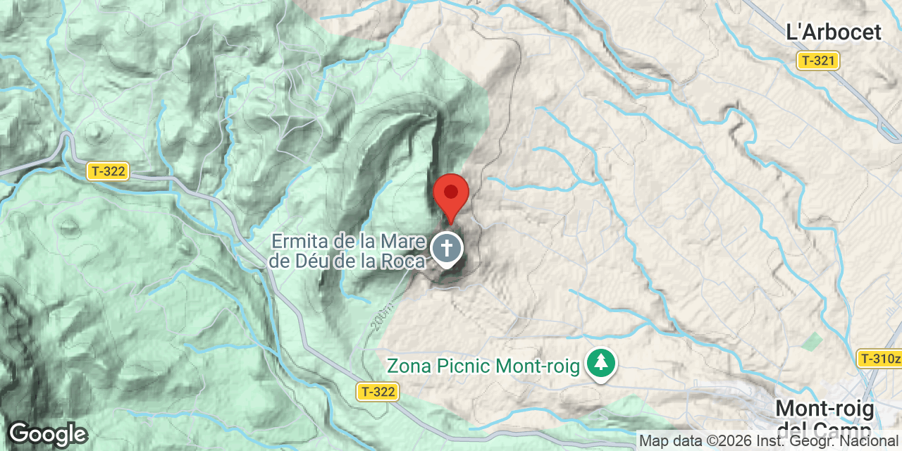 Mapa de situación de FORADADA, COVA