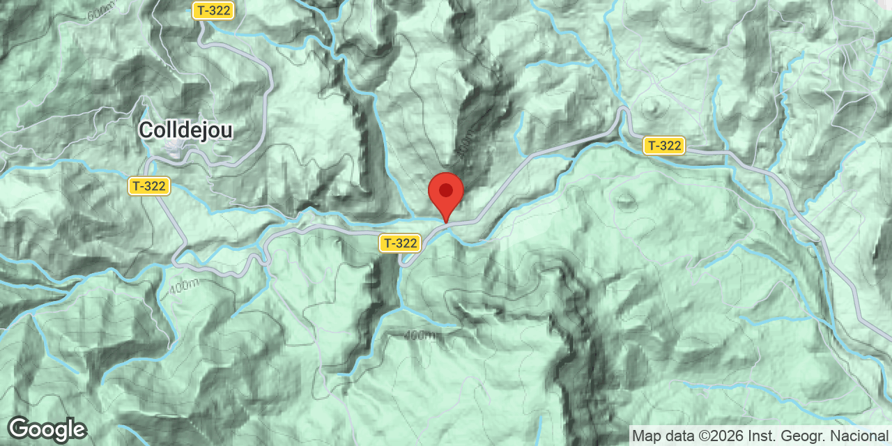 Mapa de situació de COVALLONGA, LA