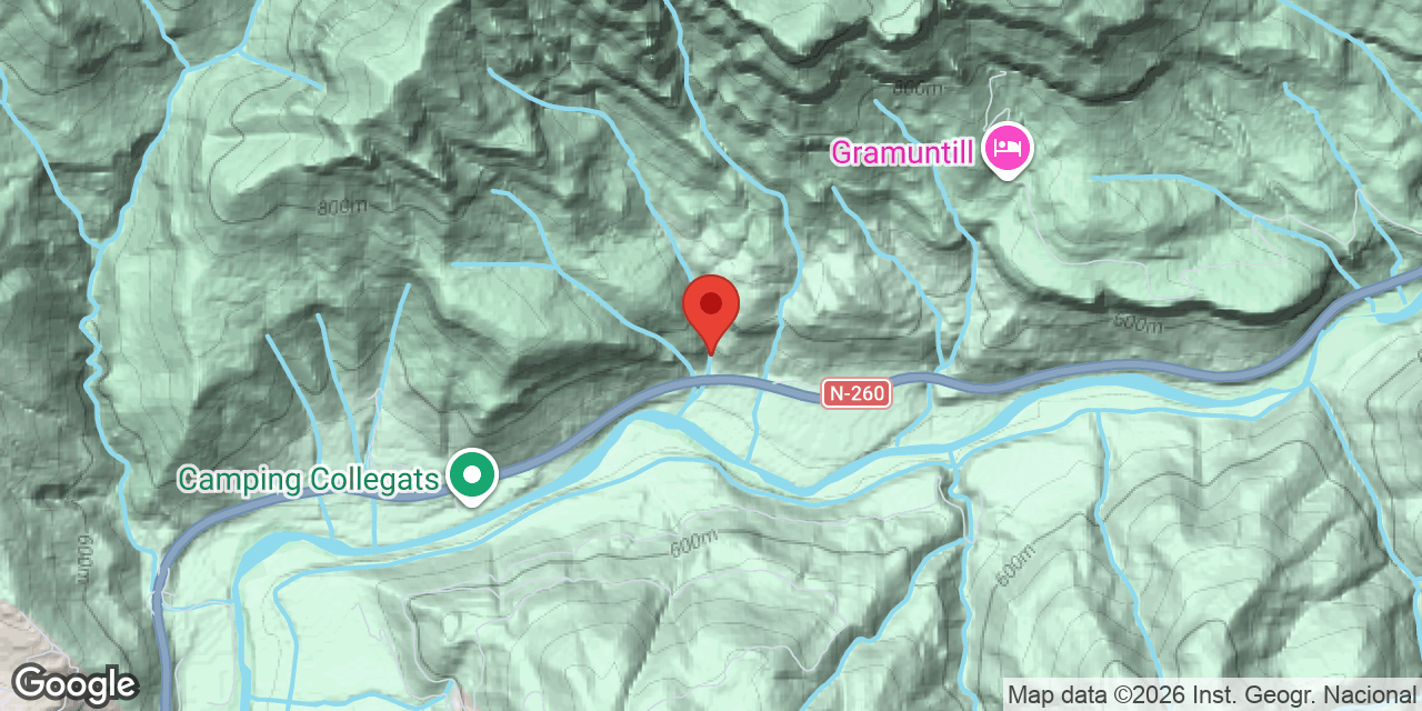 Location map of FONT DE L'ÚS, COVA DE LA
