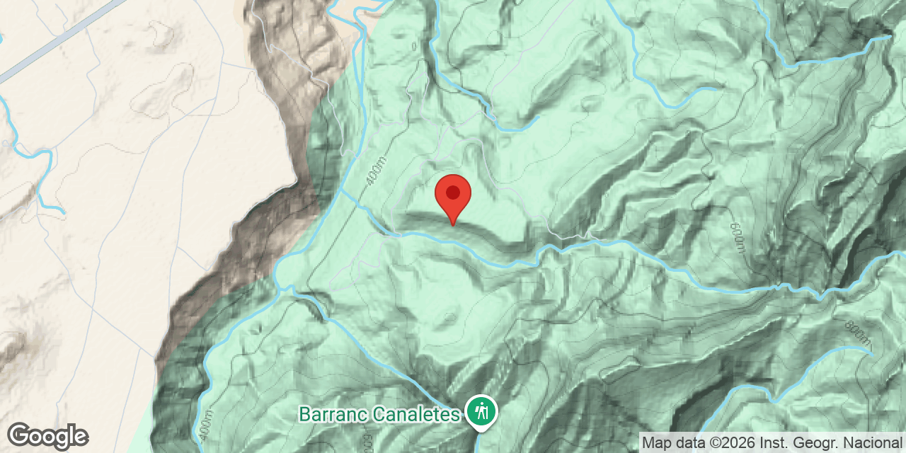 Mapa de situació de SERP, AVENC DE LA