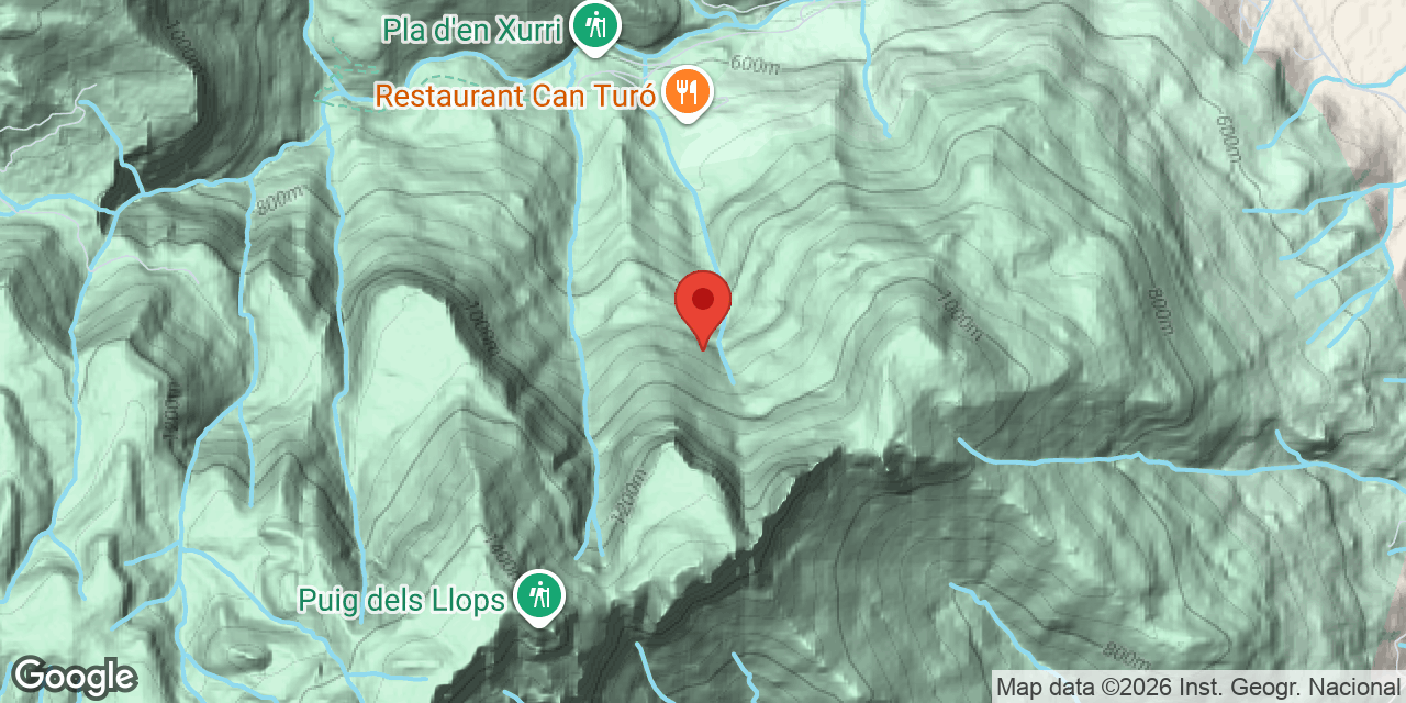 Location map of ENCANTAT, COVA DE L'