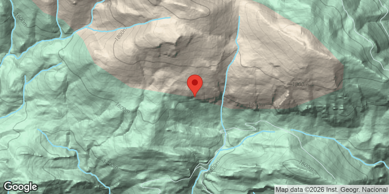 Mapa de situació de PUBILLES, COVA DE LES