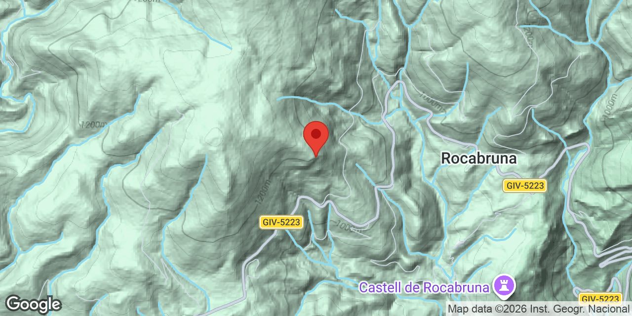 Mapa de situación de ROCA SABEIA, AVENC Nº1 DE LA