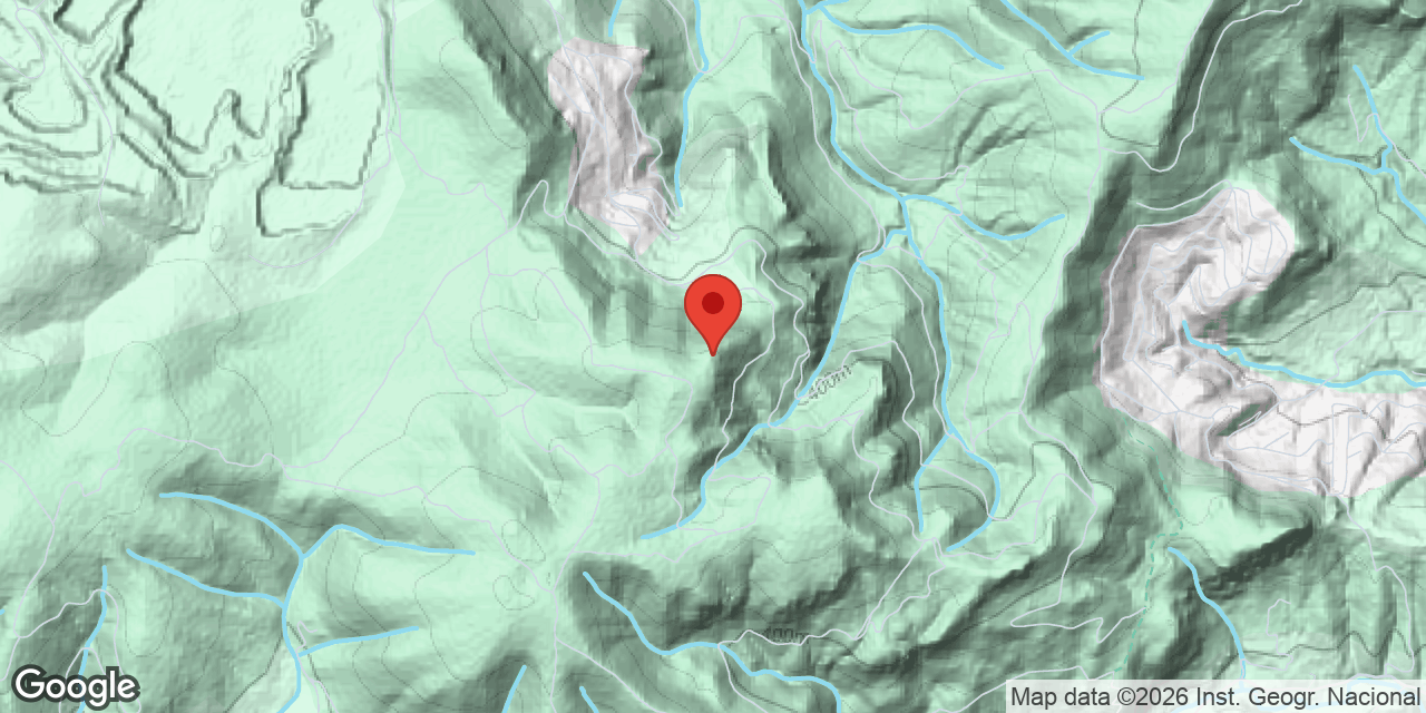 Location map of MAS DE LES FONTS, ESQUERDA Nº 2 DEL