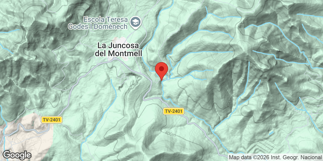 Mapa de situación de ROCA LLISA, AVENC DE LA