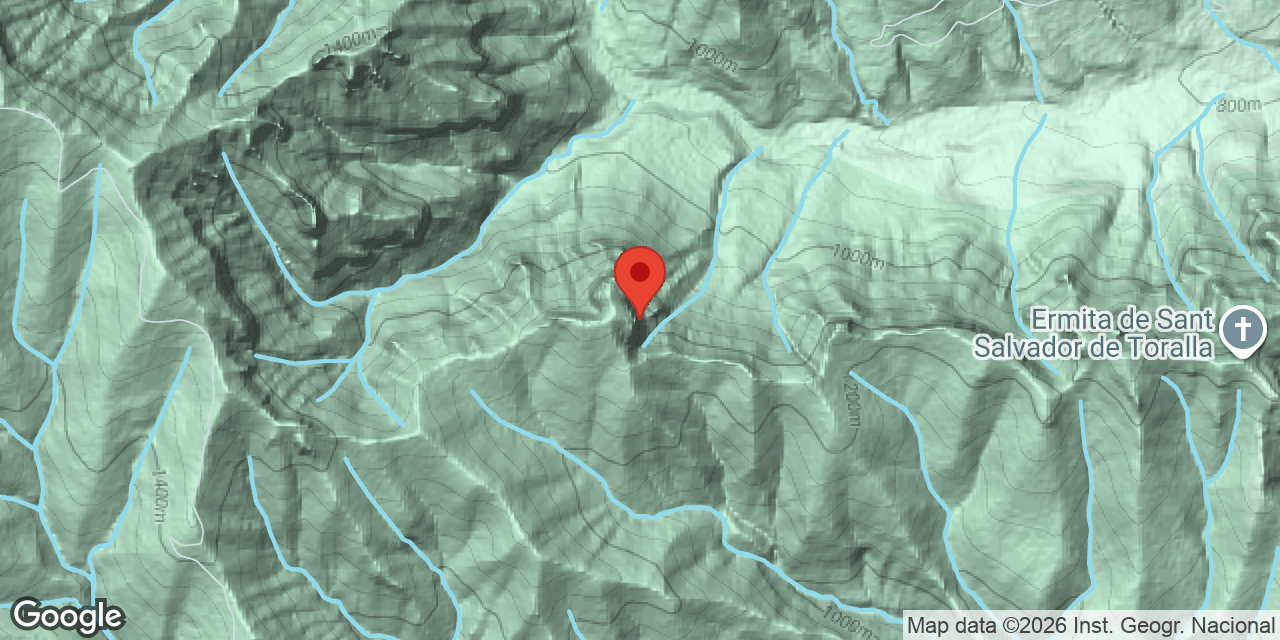 Mapa de situació de PALOMERA, GRALLER DE LA