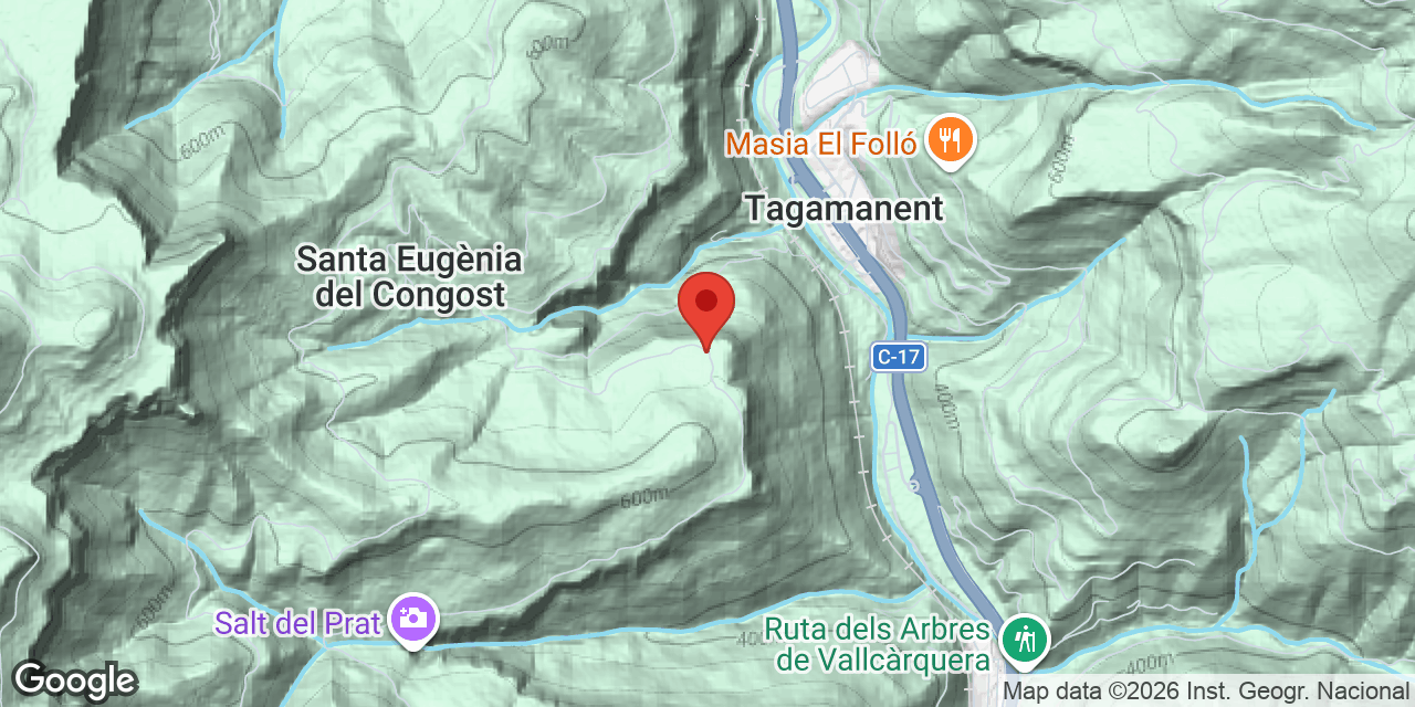 Location map of BAC, AVENC DEL