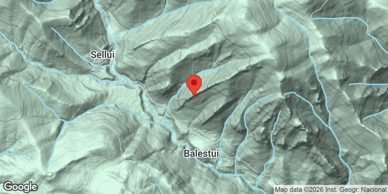 Mapa de situación de BALESTUI, AVENC DE