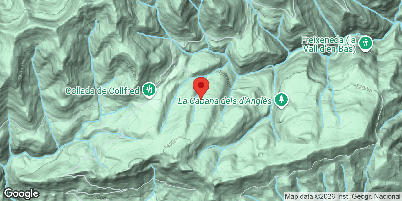 Mapa de situació de DUES BOQUES, AVENC DE LES