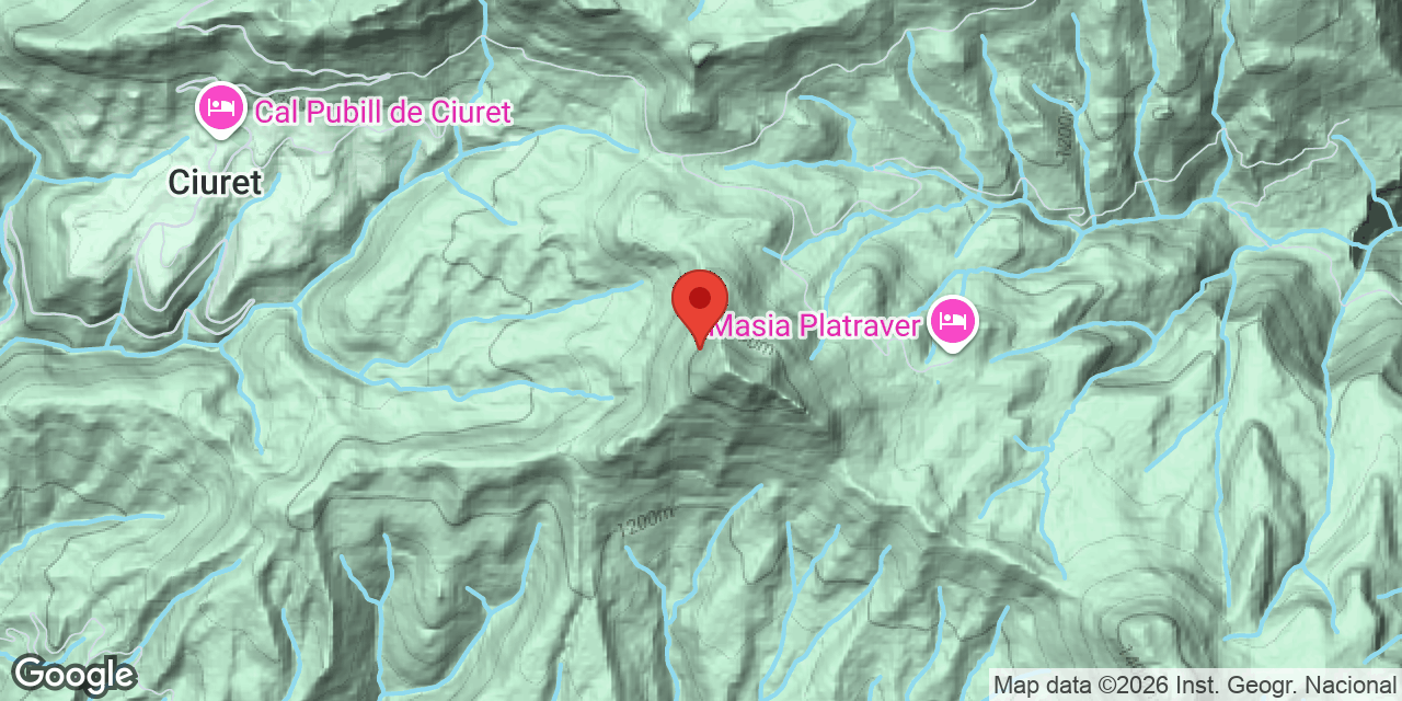 Mapa de situación de PUIG CUBELL, AVENC DEL