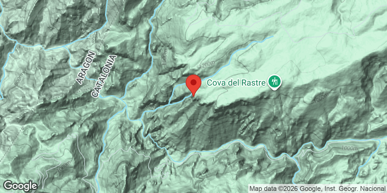 Mapa de situación de LLUNA, COVA DE LA