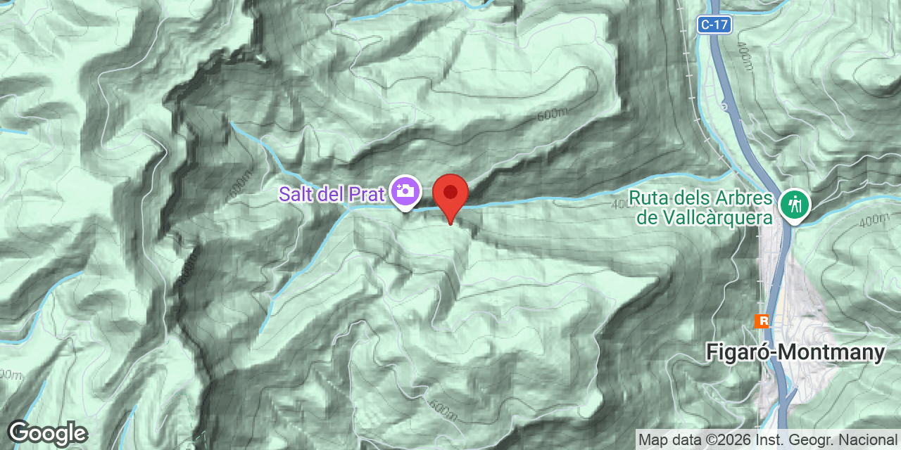 Carte de situation de TONI, AVENC D'EN