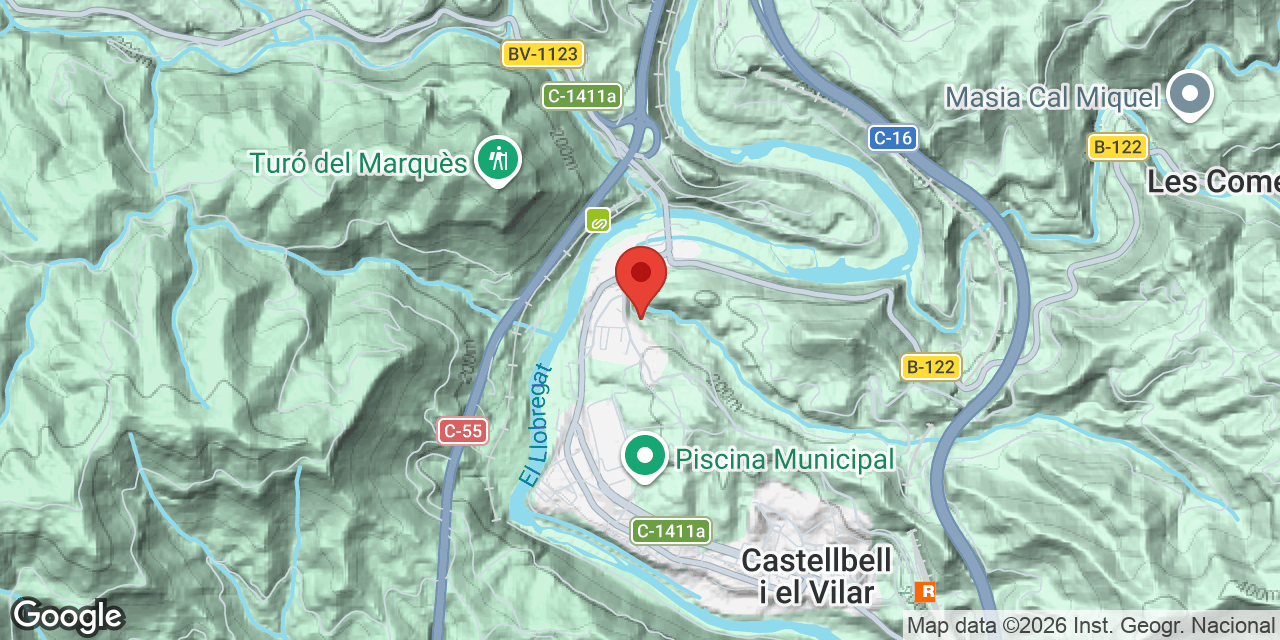 Location map of TERRATRÈMOL, FORATS DEL
