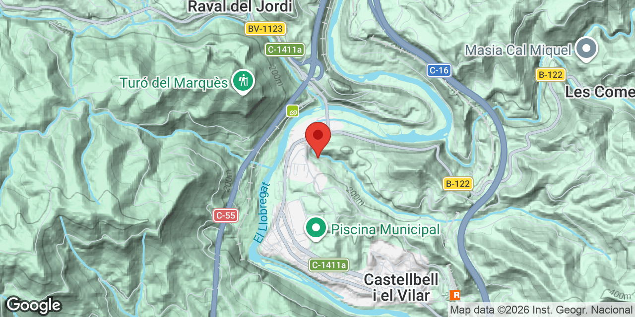 Mapa de situació de VINYA D'EN TOMÀS, AVENC DE LA