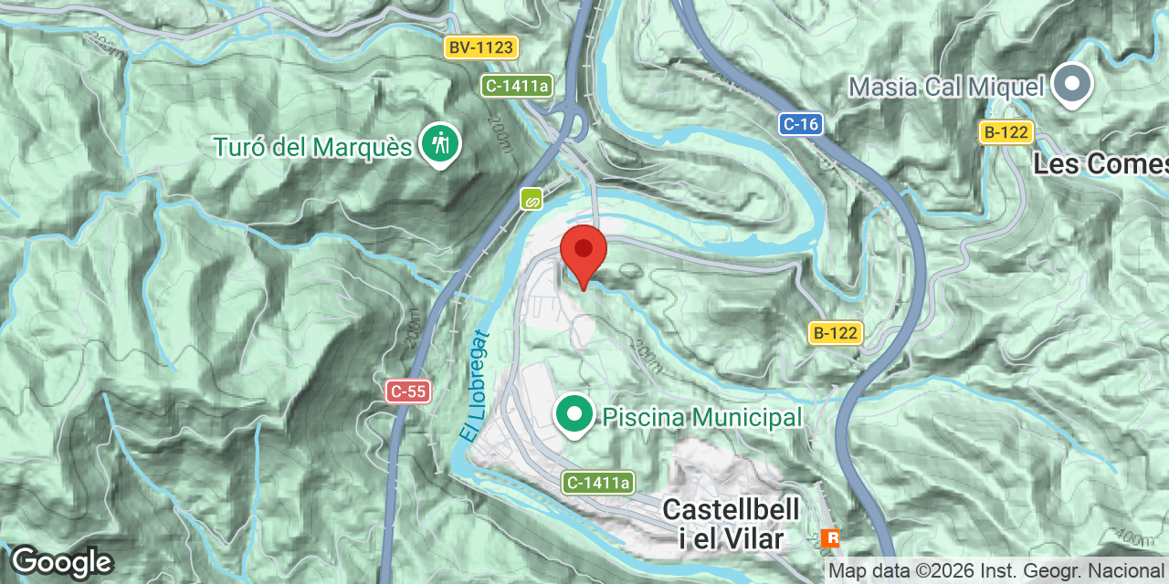 Mapa de situación de VINYA D'EN TOMÀS, COVA DE LA