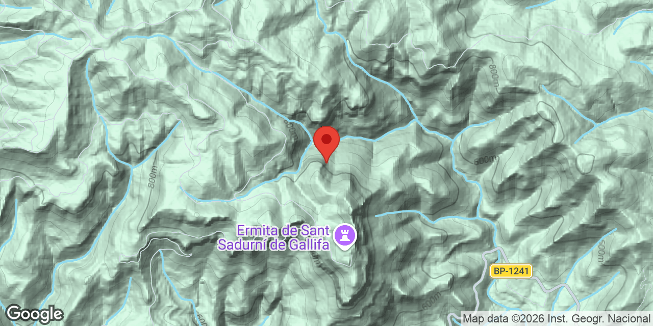 Mapa de situació de ENDAL, COVA DE L'