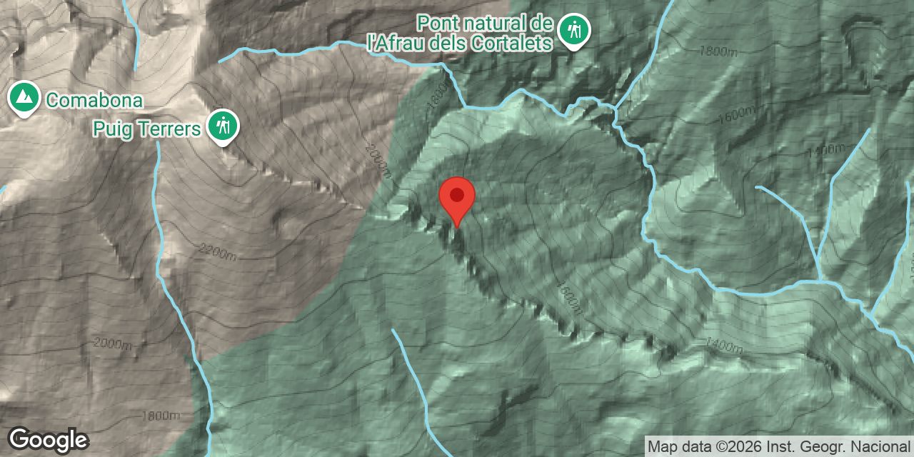 Location map of PUIG TERRERS, COVA PT-1 DE