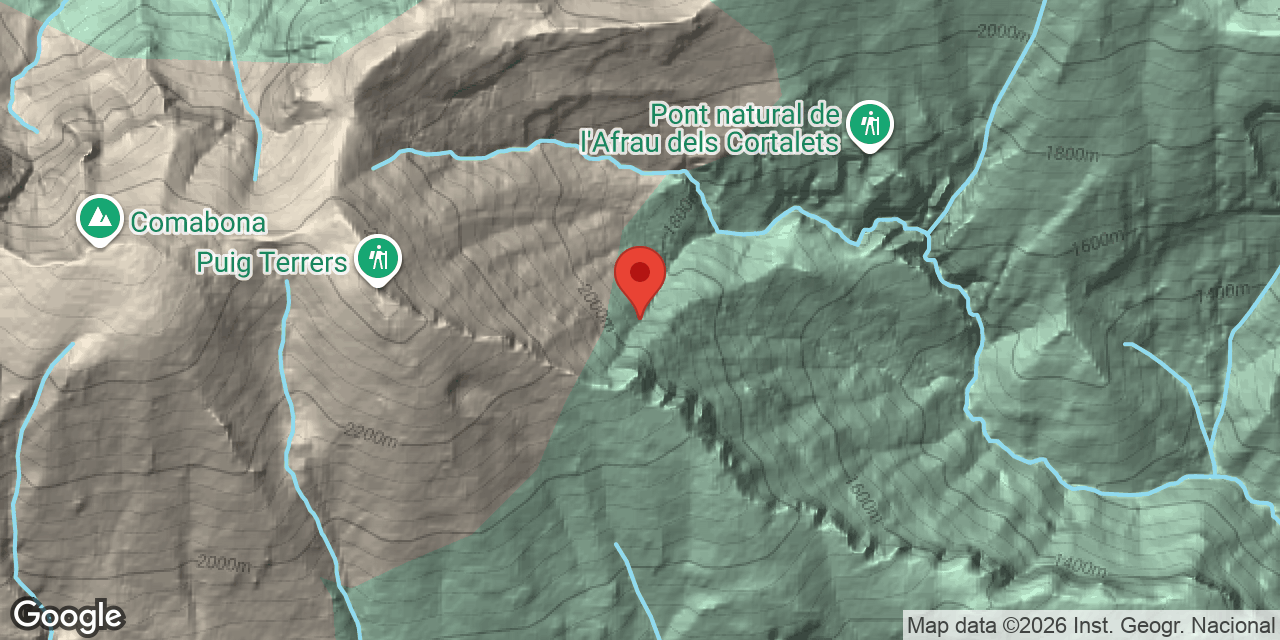 Carte de situation de PUIG TERRERS, COVA PT-2 DE
