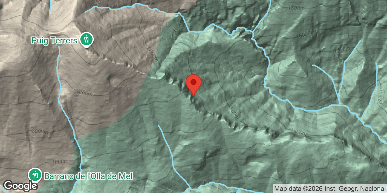 Mapa de situación de PUIG TERRERS, COVA PT-4 DE