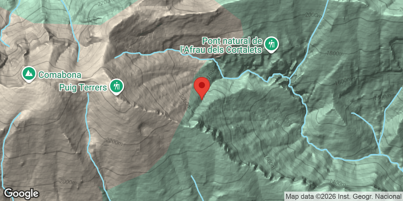 Mapa de situació de PUIG TERRERS, COVA PT-5 DE